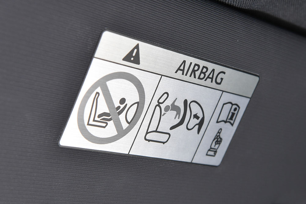 Air Bag Monochrome Sticker