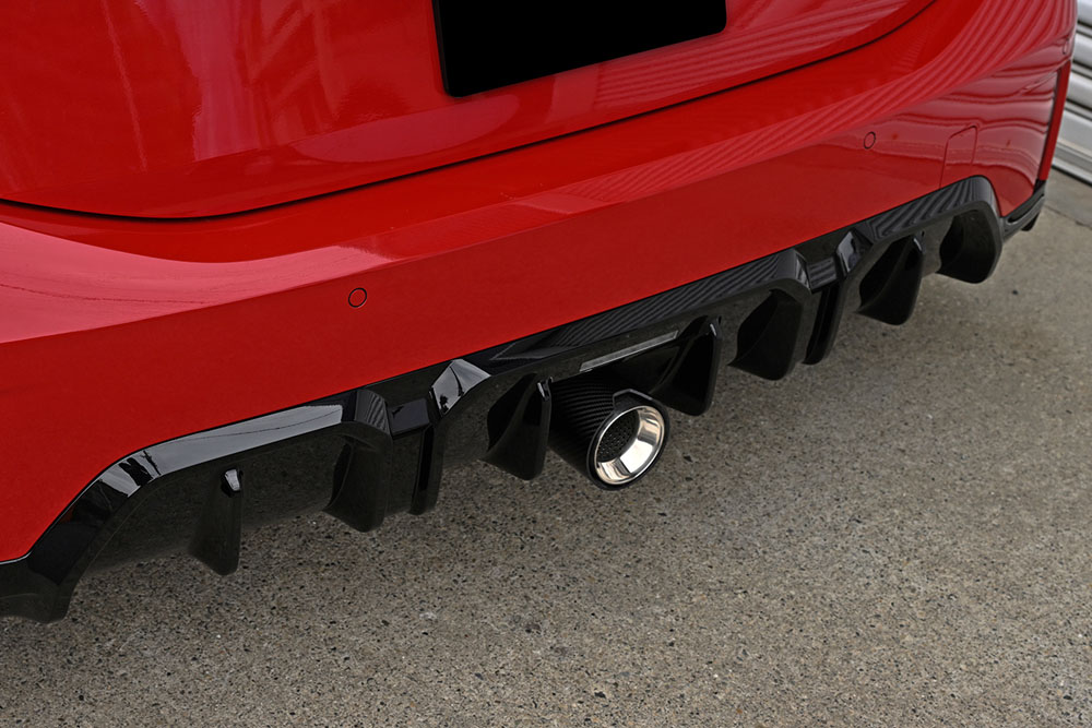 Carbon Muﬄer End Pipe for MINI