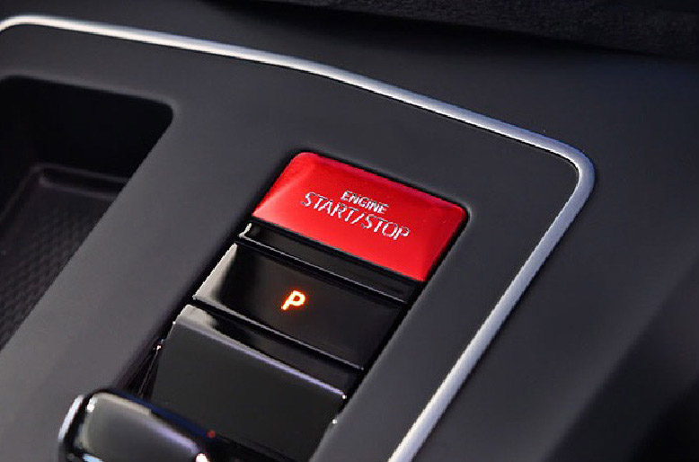 Colored Engine Start/Stop Button Trim 