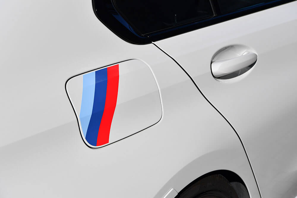 Fuel Lid Tricoroll Decal for BMW