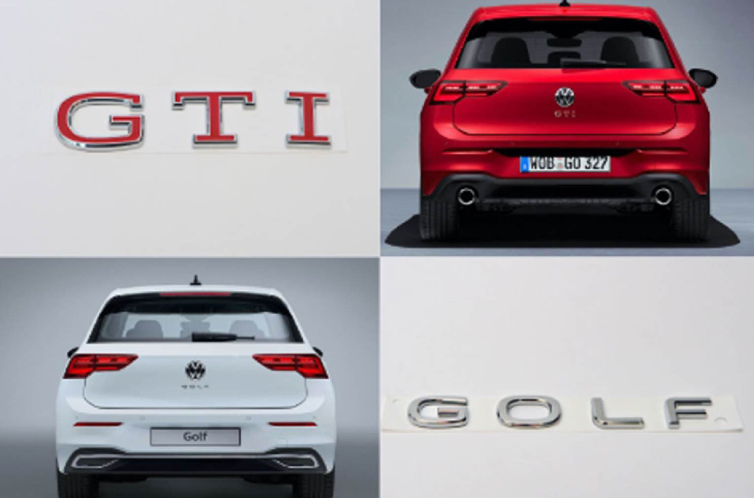 Rear Emblem Volkswagen Golf ・GTI