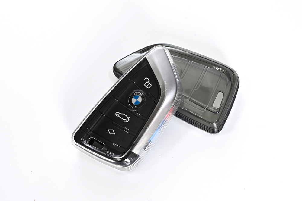 Hard Key Cover Clear/Light Smoke for BMW