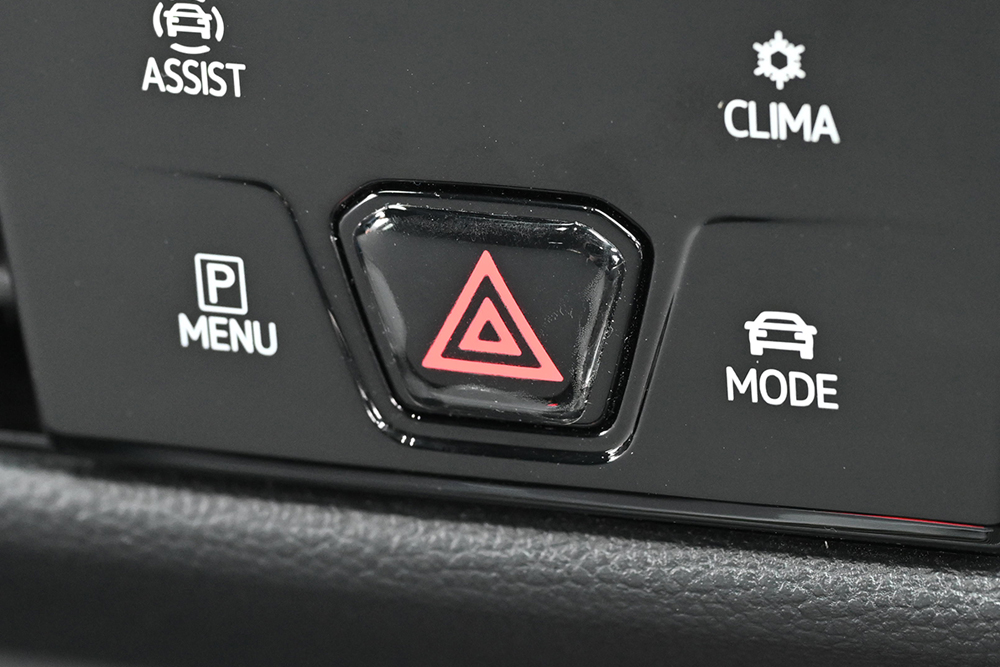 Hazard Lamp button Extension Decal for Volkswagen Golf8