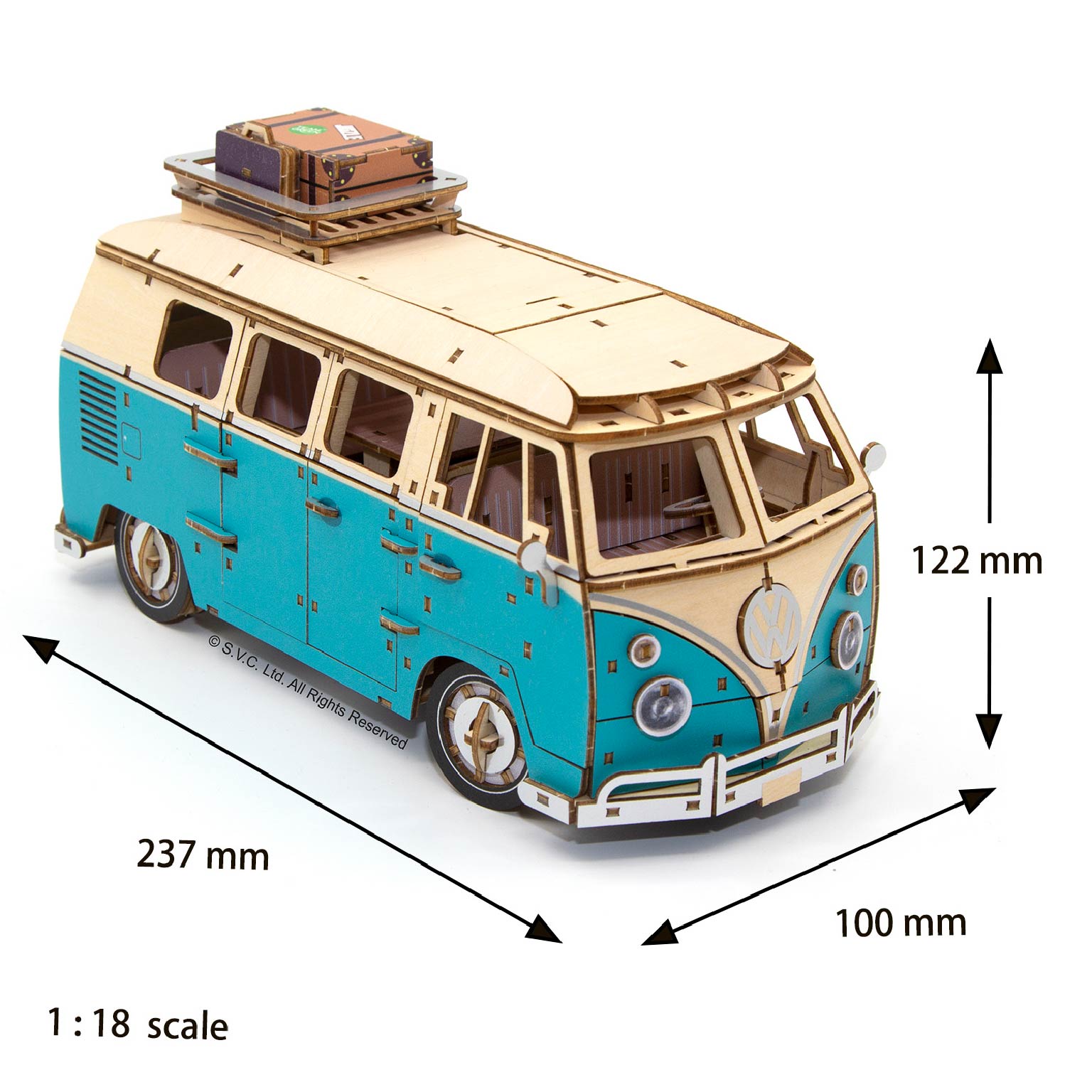 ki-gu-mi Vintage Volkswagen T1 BUS Camper Van / core obj select