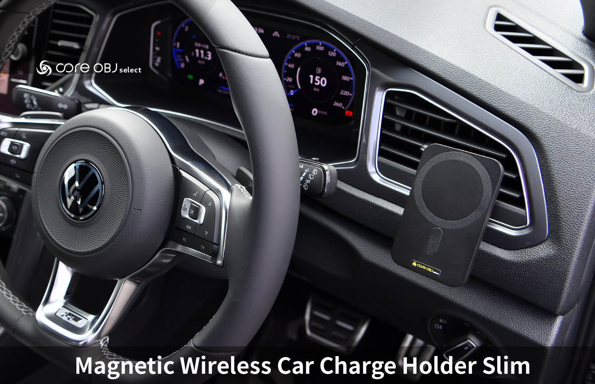 Magnetic Wireless Car Charge Holder / core obj select