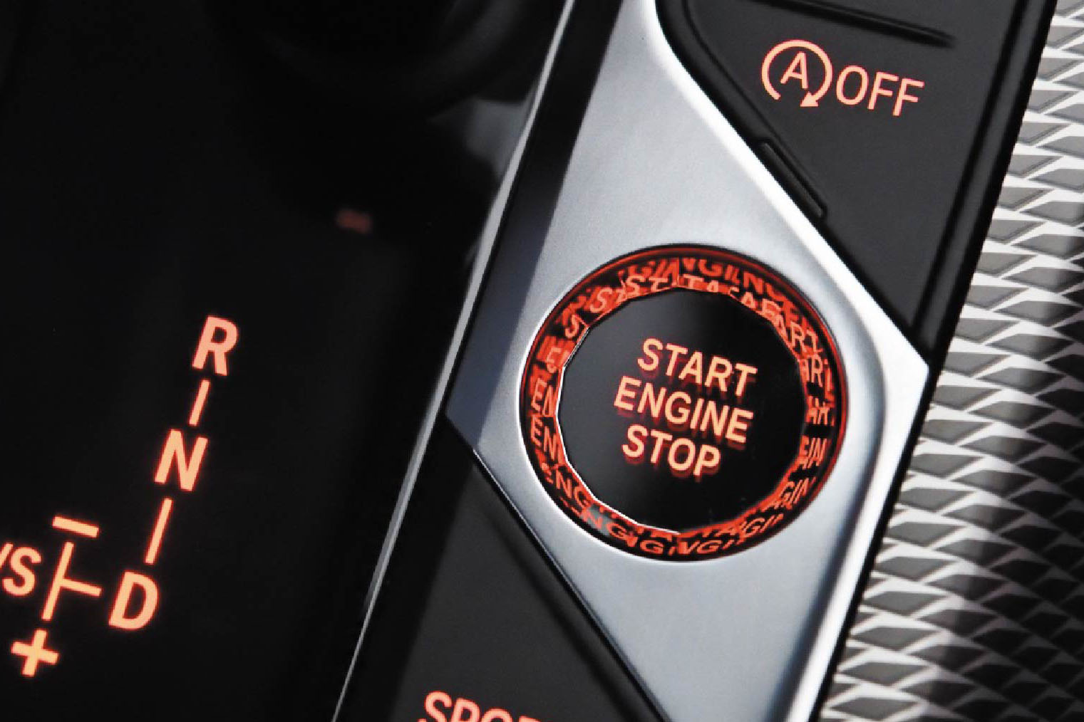 Crystal Engine Start/Stop Button
