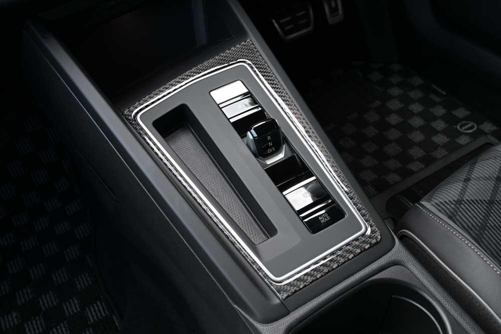 Real Carbon Outer Shift Panel Decal 