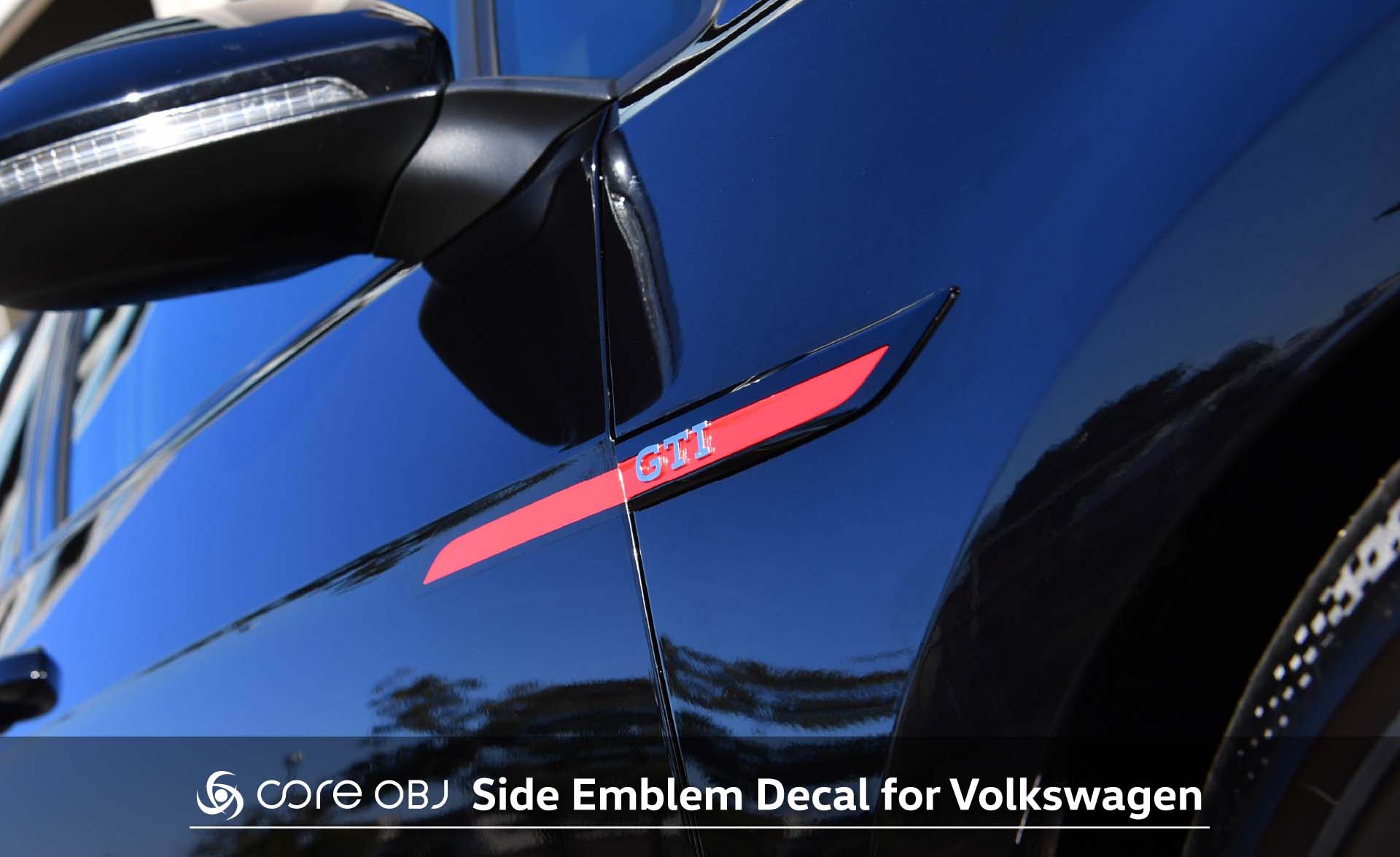 Side Emblem Decal for Volkswagen