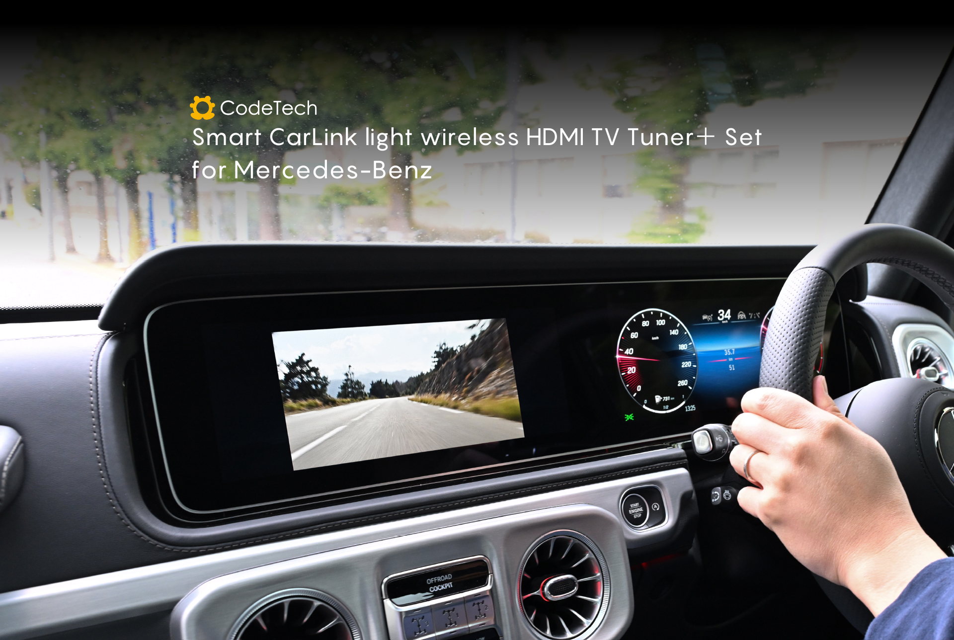 Smart CarLink light wireless HDMI TV Tuner＋ Set for Mercedes-Benz