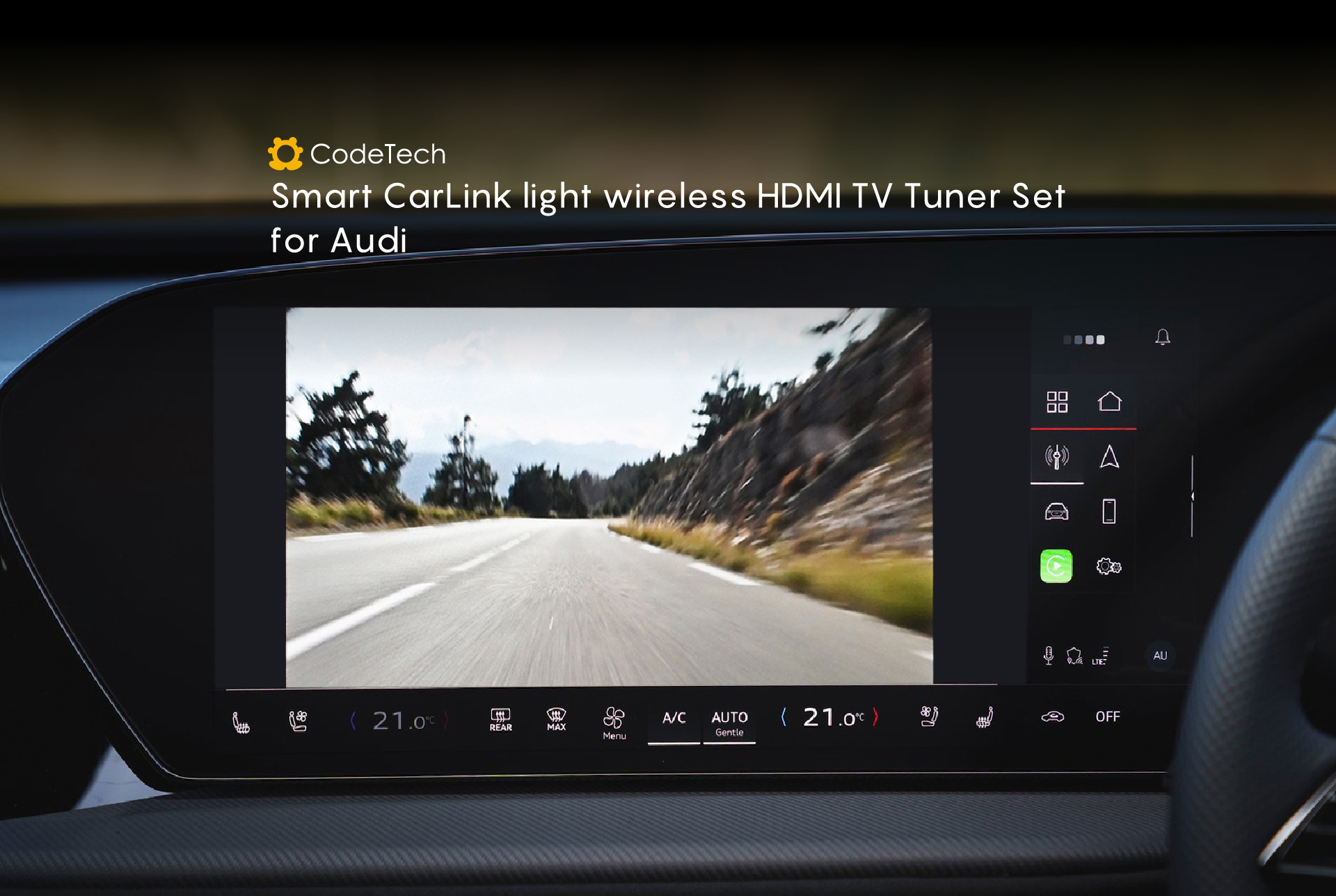 Smart CarLink light wireless HDMI TV Tuner Set for Audi