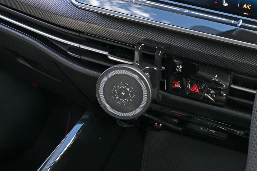 Smartphone Holder Clamp mount Magnetic Wireless Car Charge Type