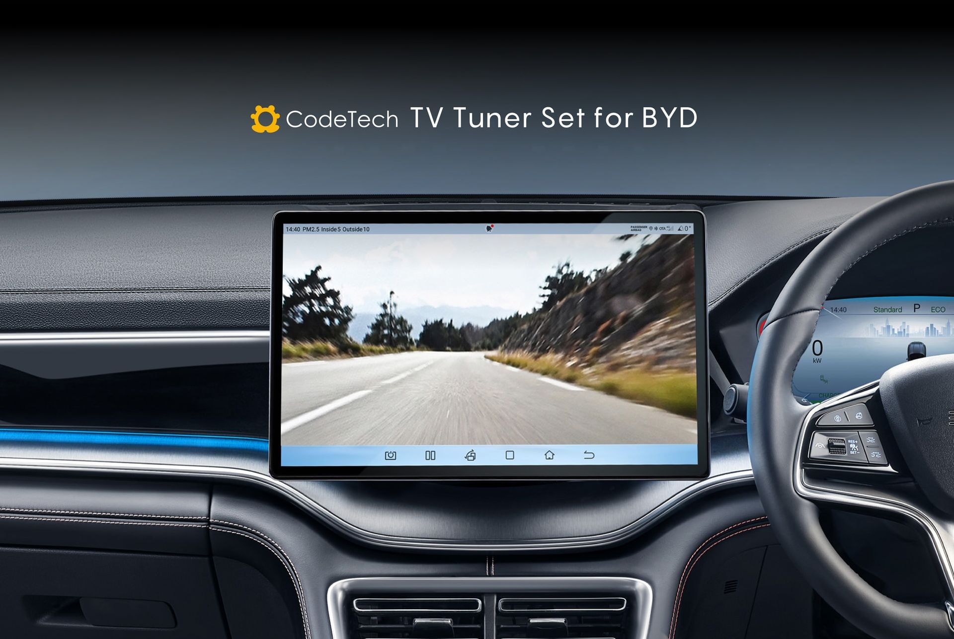 CodeTech TV Tuner Set for BYD