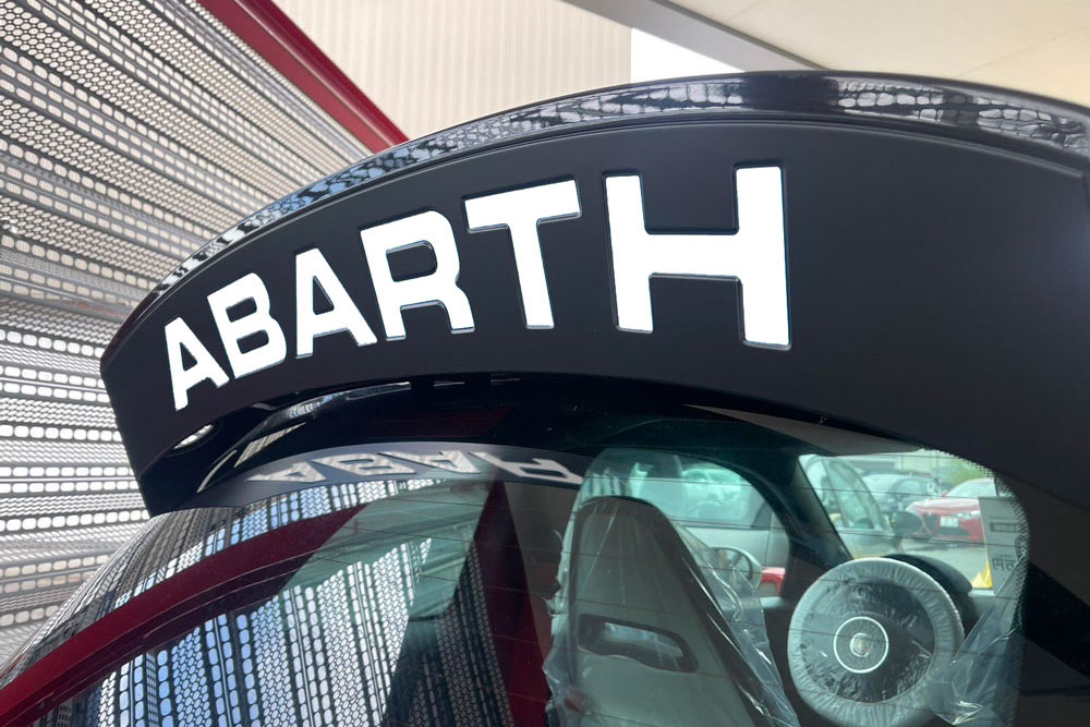 Variable Rear Wing ABARTH Logo Decal